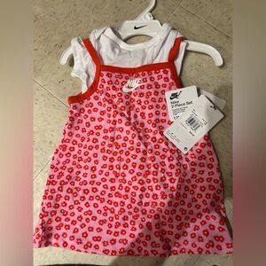 Nike Pink and Red Floral Set